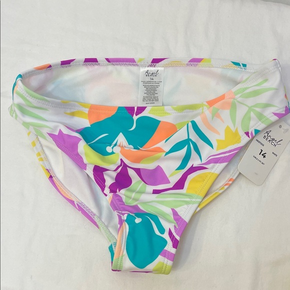 Angel Beach Tropical Floral Tankini Size 14 NWT - Picture 2 of 7